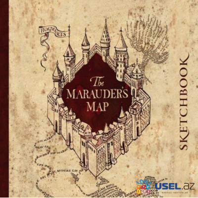 Блокнот-Скетчбук Гарри Поттер Карта мародеров/The marauder`s map